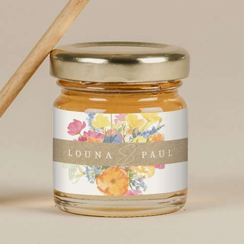 Miel de mariage Corolle à personnaliser