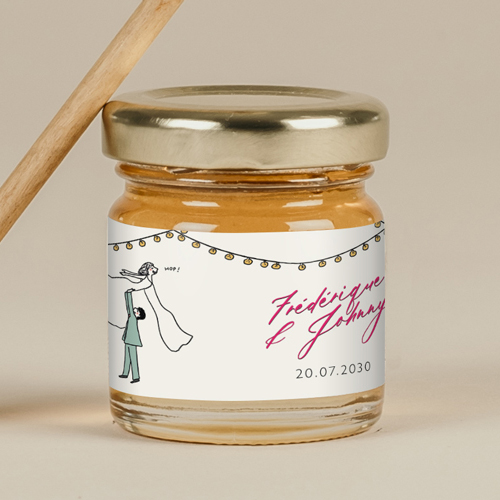 Miel de mariage Dirty dancing à personnaliser