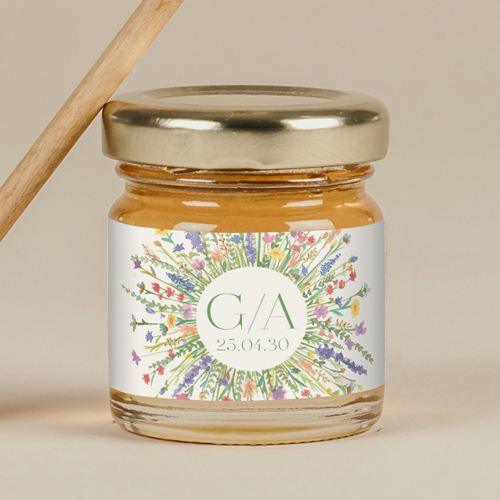 Miel de mariage Eden à personnaliser