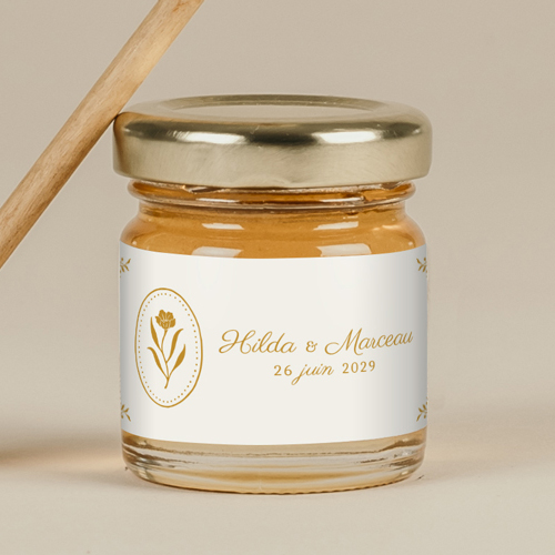 Miel de mariage Ivyrose à personnaliser