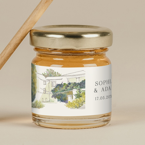 Miel de mariage Mas à personnaliser