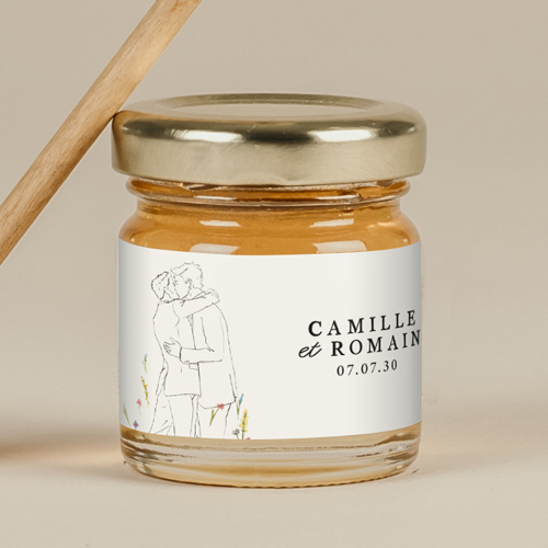 Miel de mariage Ôde Hommes à personnaliser