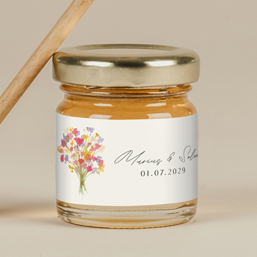 Miel de mariage Vibrance à personnaliser
