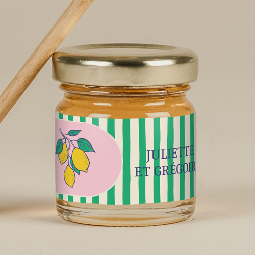 Miel de mariage Zestine à personnaliser