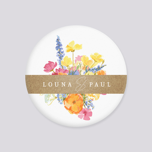 Miroir de mariage Corolle à personnaliser