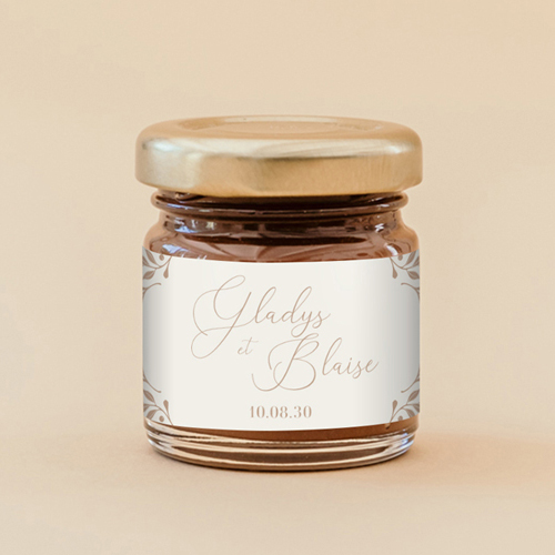 Pâte à tartiner de mariage Alouette à personnaliser