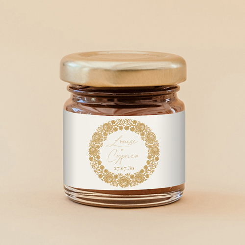 Pâte à tartiner de mariage Clovelly à personnaliser