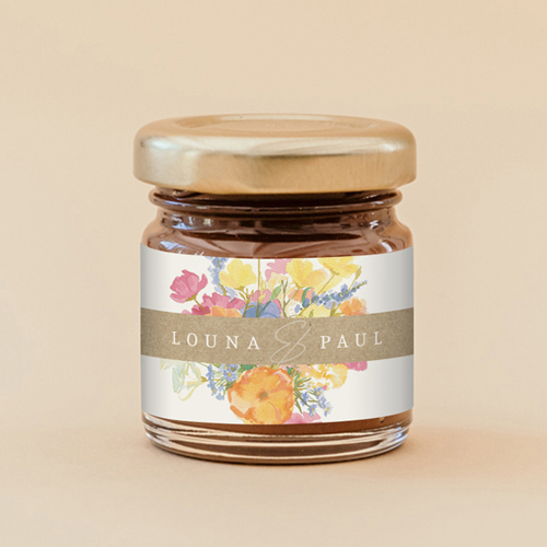 Pâte à tartiner de mariage Corolle à personnaliser