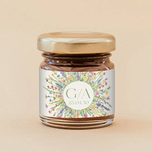 Pâte à tartiner de mariage Eden à personnaliser