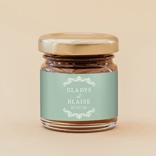 Pâte à tartiner de mariage Lacewood à personnaliser
