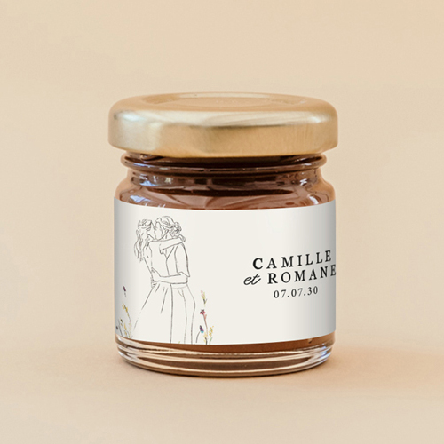 Pâte à tartiner de mariage Ôde Femmes à personnaliser