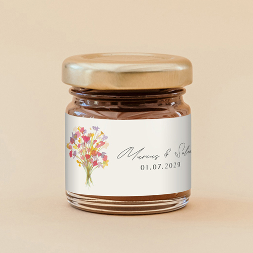 Pâte à tartiner de mariage Vibrance à personnaliser