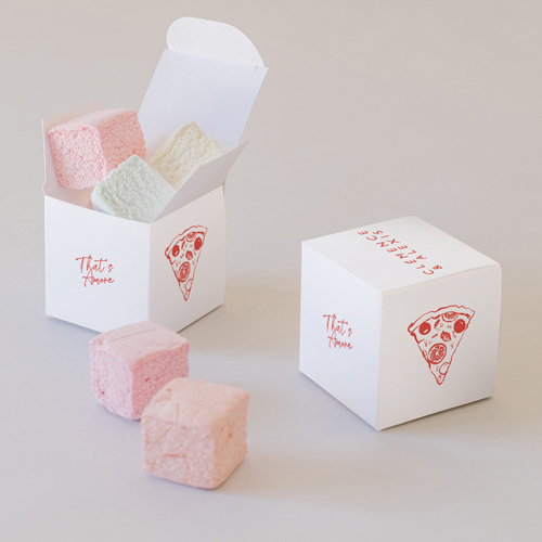 Petite boîte imprimée :univers de mariage Margherita à personnaliser