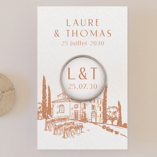 Pin's :univers de mariage Alba à personnaliser