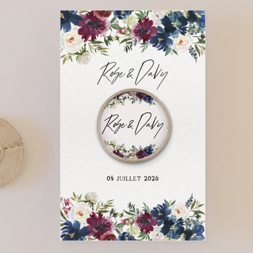 Pin's :univers de mariage Belladone à personnaliser