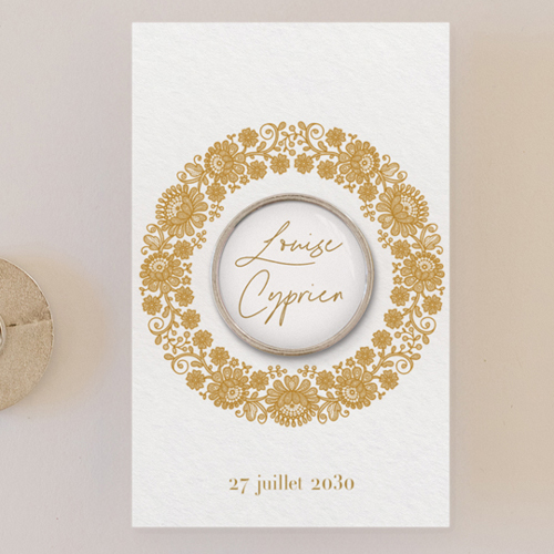 Pin's :univers de mariage Clovelly à personnaliser