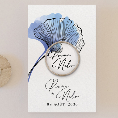 Pin's :univers de mariage Coquelicot à personnaliser