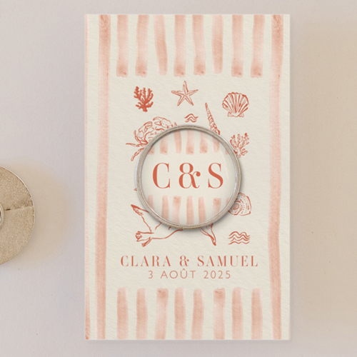 Pin's :univers de mariage Coralia à personnaliser