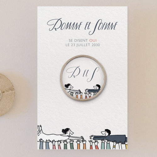 Pin's :univers de mariage Crowd Surfin à personnaliser