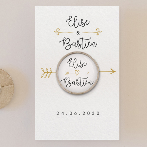 Pin's :univers de mariage Flèche à personnaliser