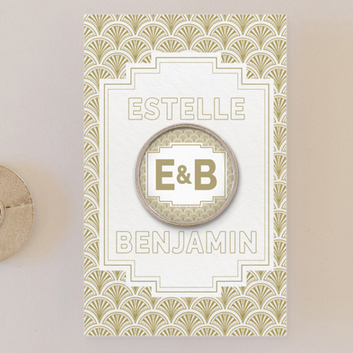 Pin's :univers de mariage Gatsby à personnaliser