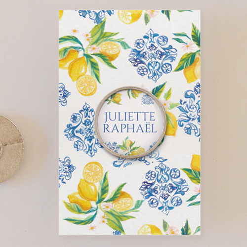 Pin's :univers de mariage Lemon Vibes à personnaliser