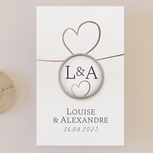 Pin's :univers de mariage Love à personnaliser