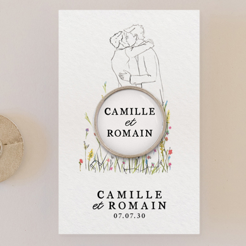 Pin's :univers de mariage Ôde Hommes à personnaliser