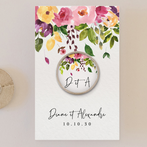 Pin's :univers de mariage Pensée à personnaliser
