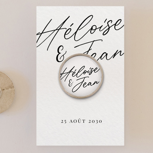 Pin's :univers de mariage Prénoms à personnaliser