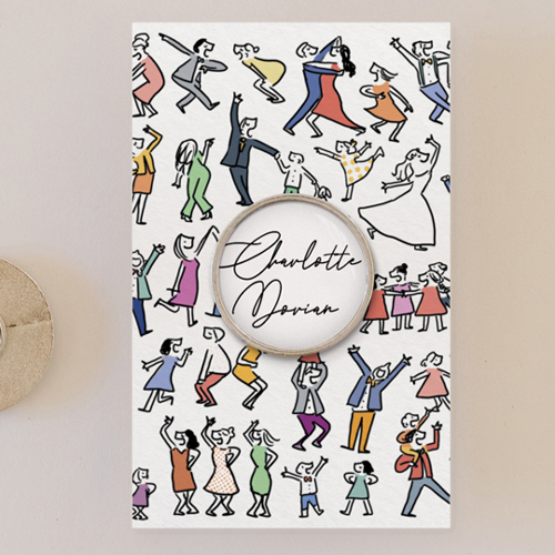 Pin's :univers de mariage Scène danseurs à personnaliser