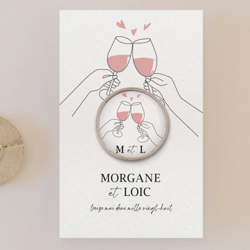 Pin's :univers de mariage Tchin à personnaliser