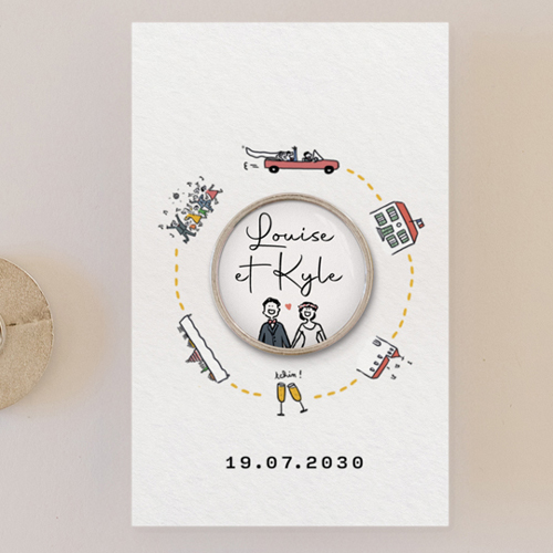 Pin's :univers de mariage Timeline à personnaliser