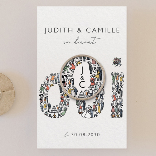 Pin's :univers de mariage Un grand Oui à personnaliser