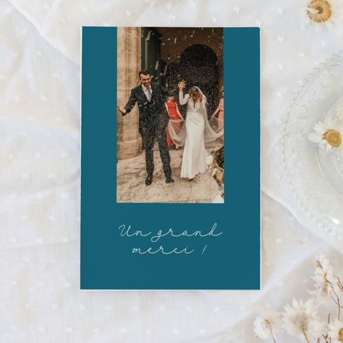 Remerciements de mariage Constance à personnaliser