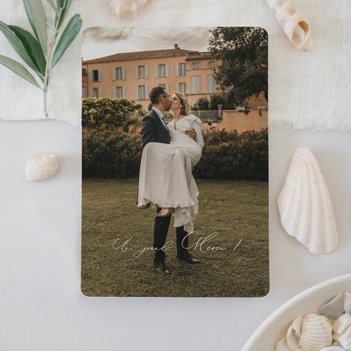 Remerciements de mariage La Bâtisse à personnaliser