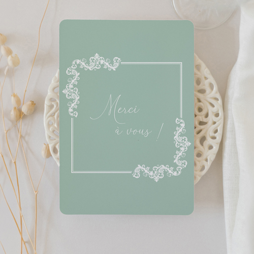 Remerciements de mariage Lacewood à personnaliser