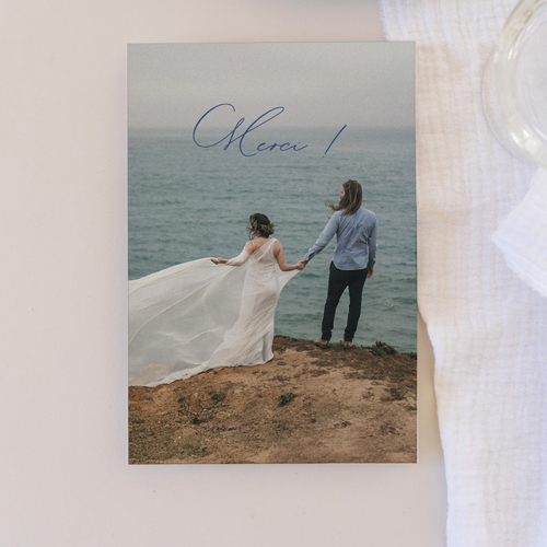 Remerciements de mariage Volute à personnaliser