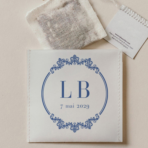 Sachet de thé de mariage Armand à personnaliser