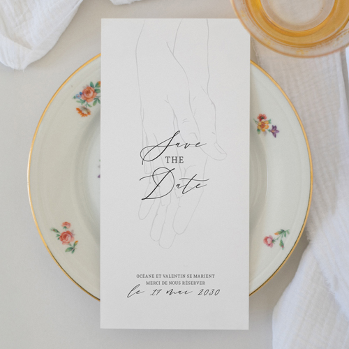 Save the date de mariage Alliance à personnaliser