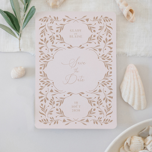 Save the date de mariage Alouette à personnaliser
