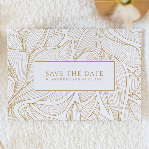 Save the date de mariage Chantilly à personnaliser