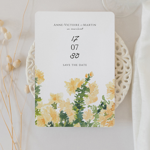 Save the date de mariage Solstice à personnaliser