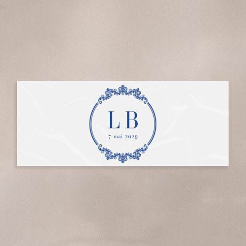 Sticker bougie de mariage Armand à personnaliser