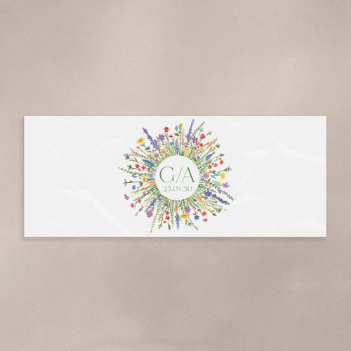 Sticker bougie de mariage Eden à personnaliser