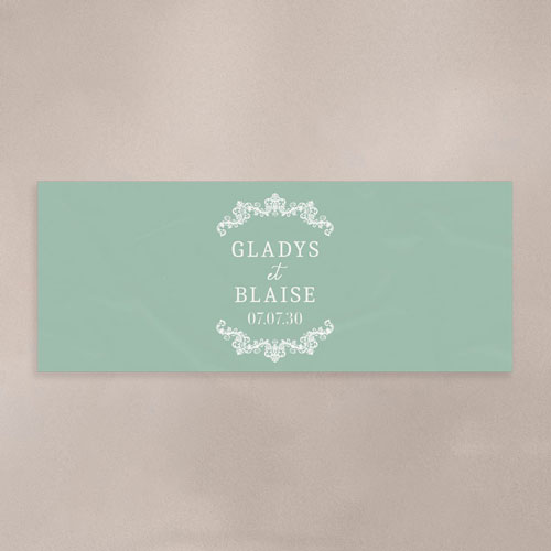 Sticker bougie de mariage Lacewood à personnaliser