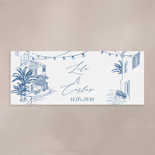 Sticker bougie de mariage Solenza à personnaliser