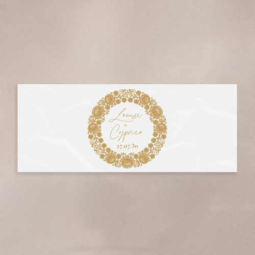 Sticker Mini Pot de mariage Clovelly à personnaliser