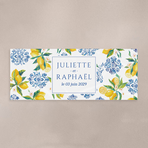 Sticker Mini Pot de mariage Lemon Vibes à personnaliser