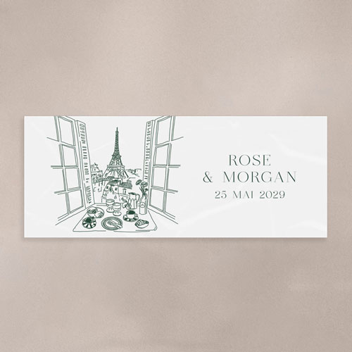 Sticker Mini Pot de mariage Paris à personnaliser